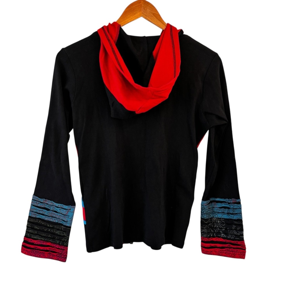 The Collection Royal Patchwork Full Zip Hoodie Wo… - image 2